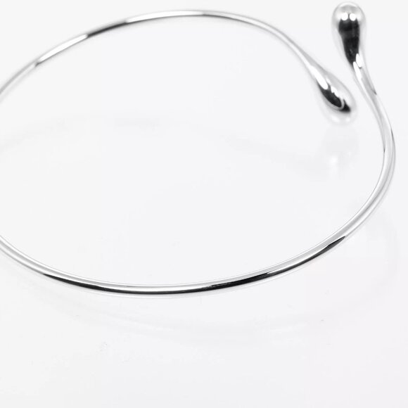 TIFFANY&Co. Double teardrop Bangle Silver925 9g Women - Picture 3 of 6